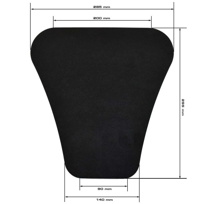 Mousse de selle pré-découpée 12 mm
