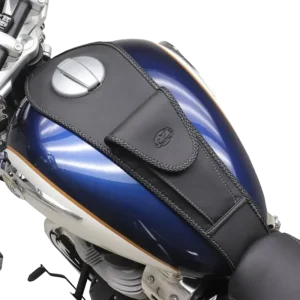Mustang Bavette de réservoir avec pochette pour Royal Enfield