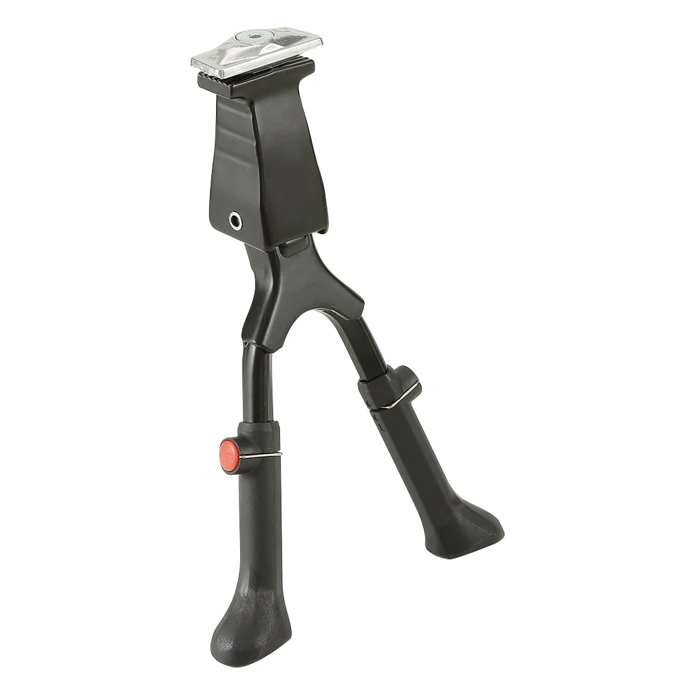 Béquille Fixation Centrale Double Réglable en Aluminium Noir MVTEK