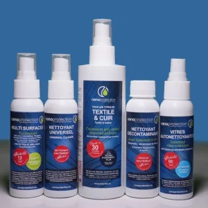 Protection pare-brise effet Aqua Perle et surfaces automobiles Nano Protection