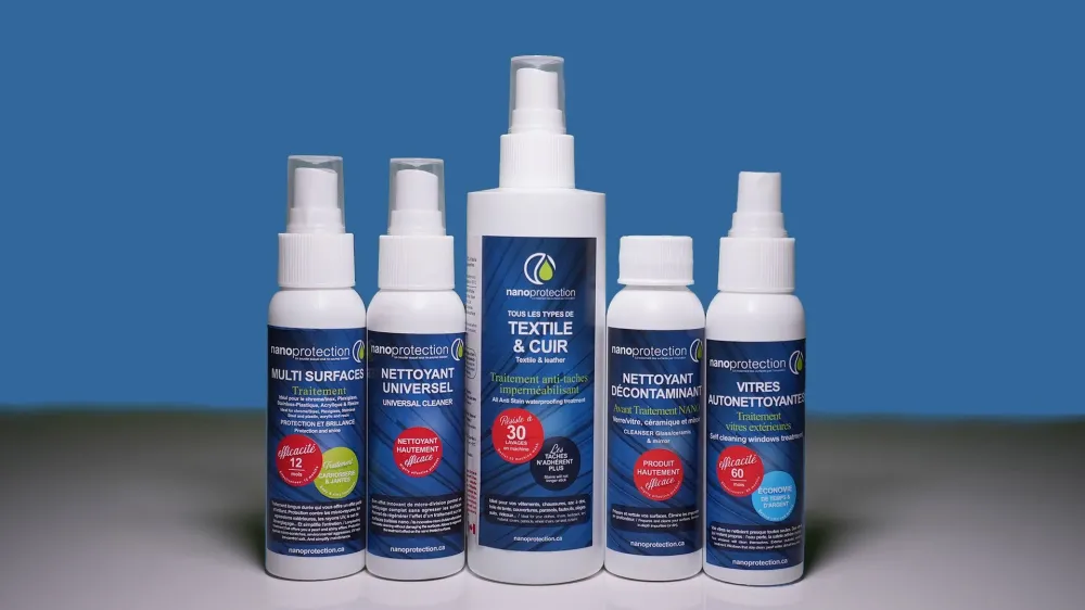 Protection pare-brise effet Aqua Perle et surfaces automobiles Nano Protection