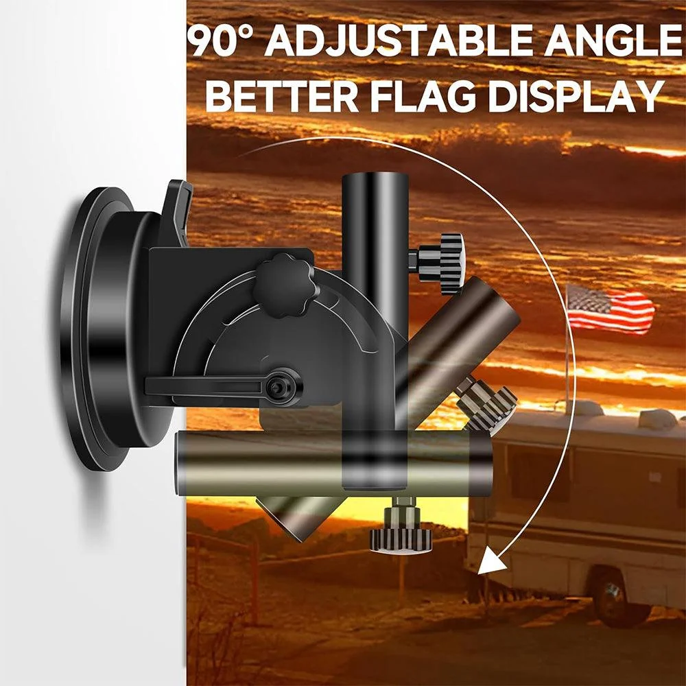 Nouveau support de mât de drapeau pour Tesla Cybertruck Support