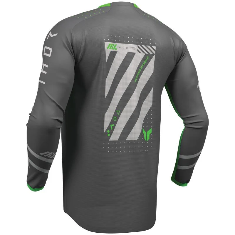 Tenue THOR LAUNCHMODE Futura gris/vert 2026 oxmoto