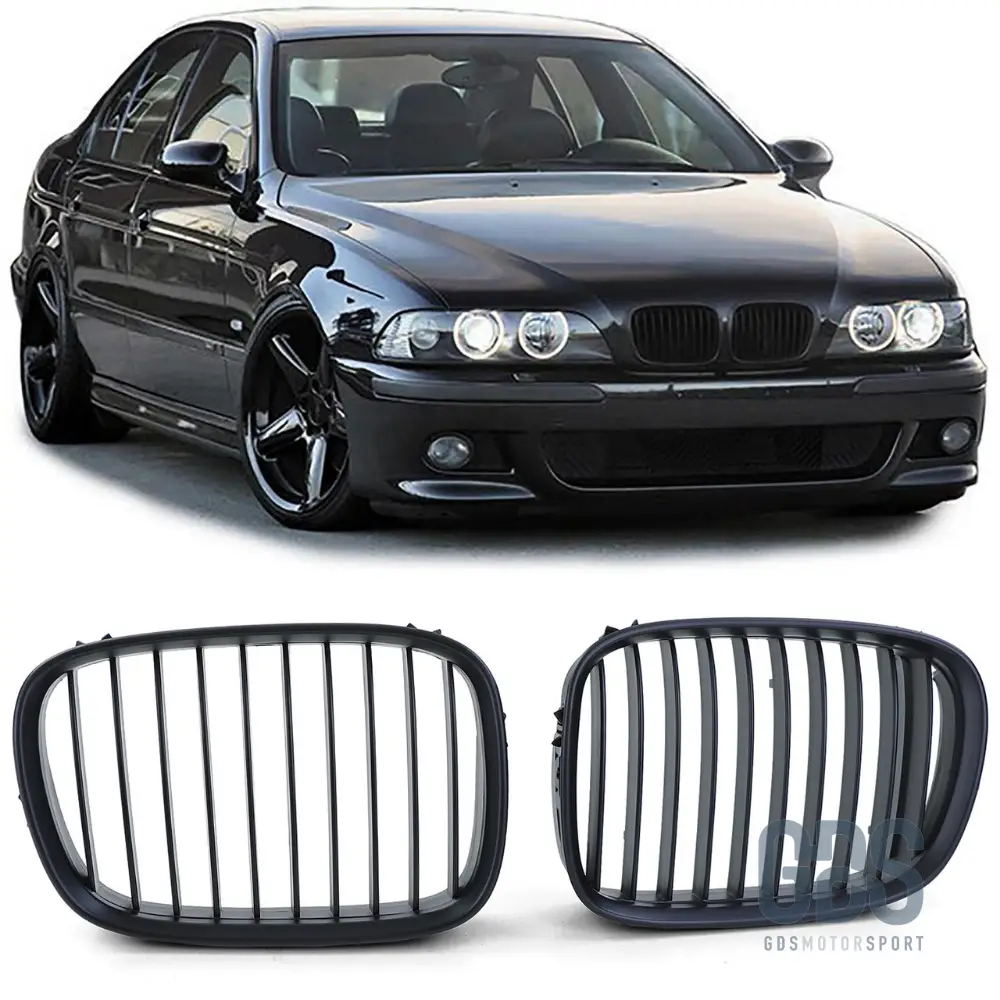 Pack Cristal Edition — Feux Cristal + Calandres Noir + Répétiteurs Blanc — BMW E39 Phase 1