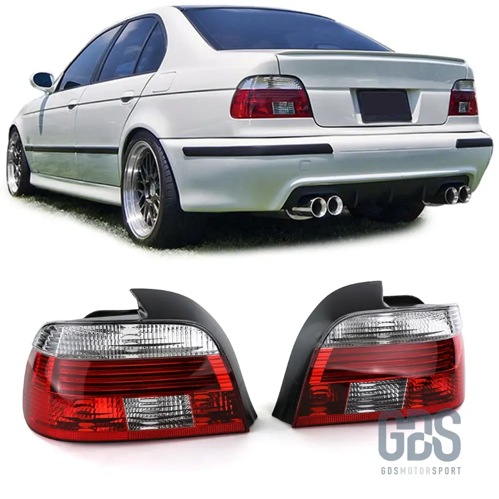 Pack Cristal Edition — Feux Cristal + Calandres Noir + Répétiteurs Blanc — BMW E39 Phase 1