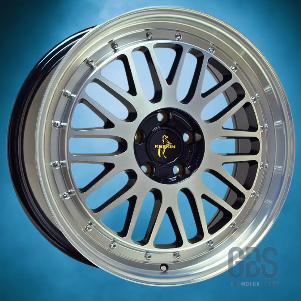 Pack 4 jantes style BBS LM KESKIN fond Noir BMW R19" X 7.5" ET35