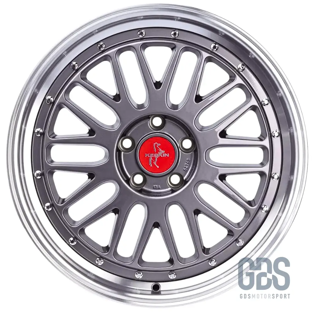 Pack 4 Jantes Style BBS LM KESKIN Gris Métallique BMW 20" x 8.5" ET35