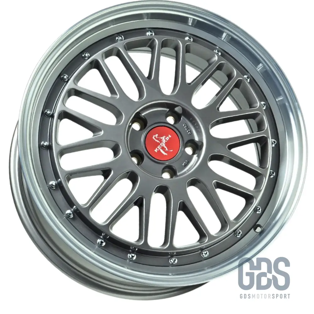 Pack 4 Jantes Style BBS LM KESKIN Gris Métallique BMW 20" x 8.5" ET35