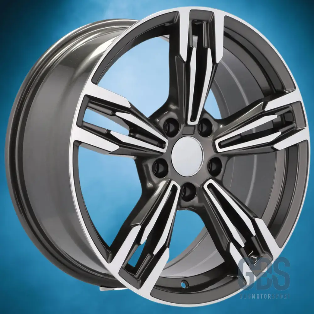 Pack 4 jantes Type 433M Gris poli BMW R17" X 8" ET34