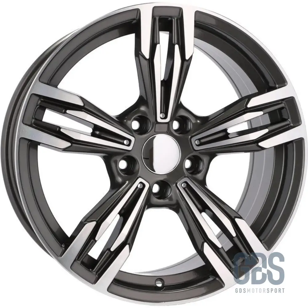 Pack 4 jantes Type 433M Gris poli BMW R17" X 8" ET34