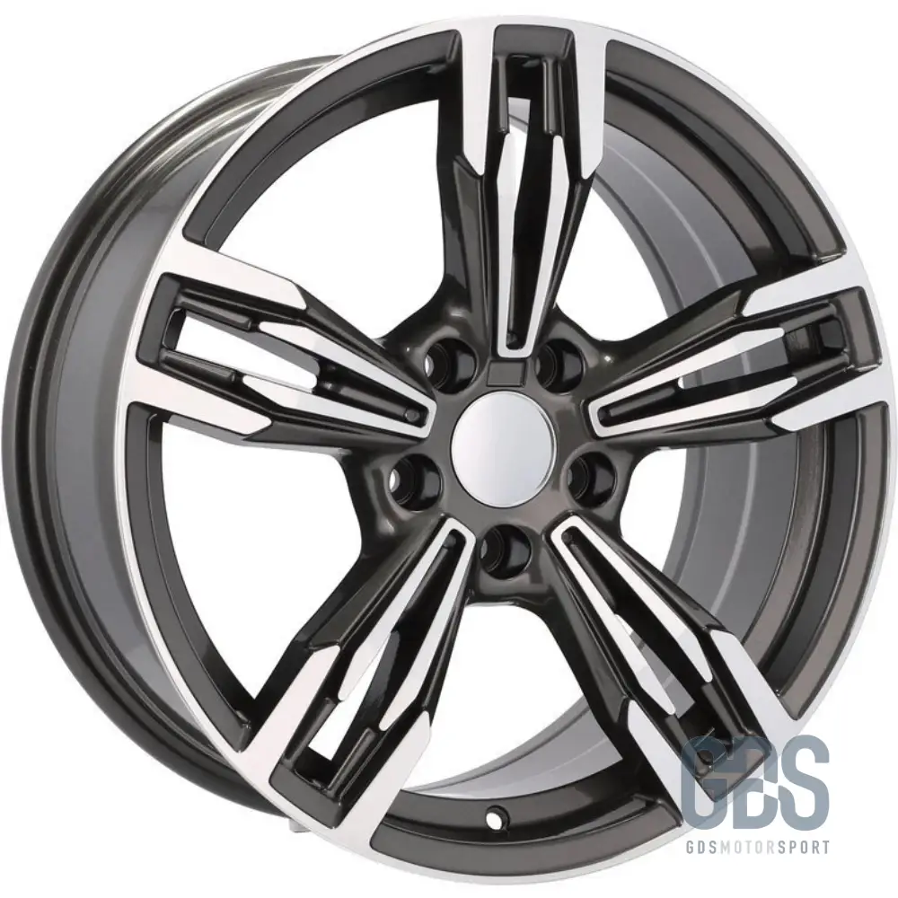 Pack 4 jantes Type 433M Gris poli BMW R17" X 8" ET34