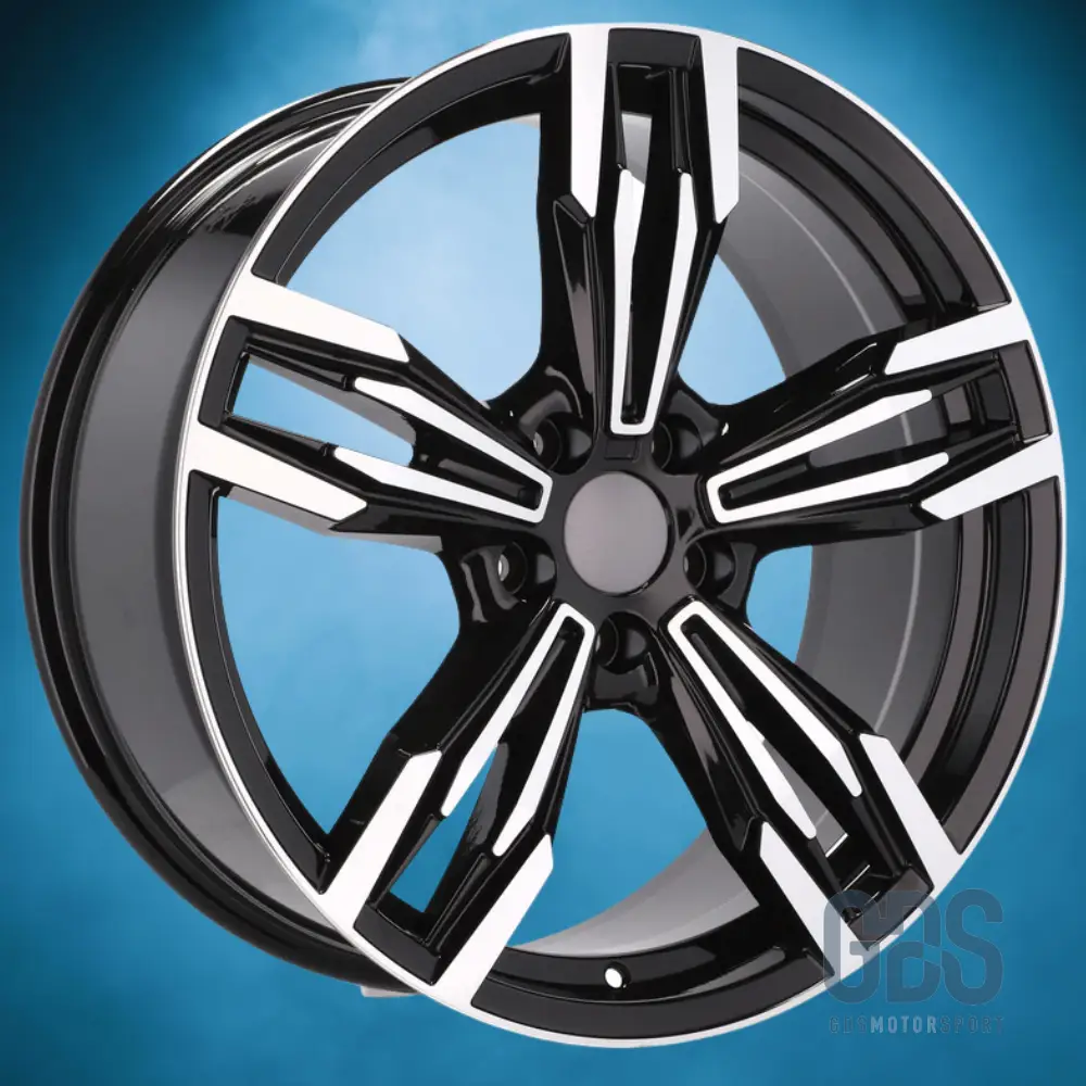 Pack 4 jantes Type 433M Noir poli BMW R17" X 8" ET34