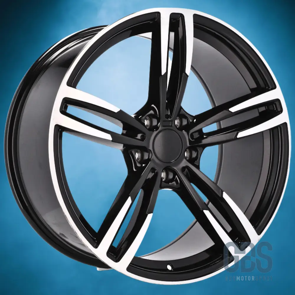 Pack 4 jantes Type 437M Noir poli BMW R16" X 7" ET35