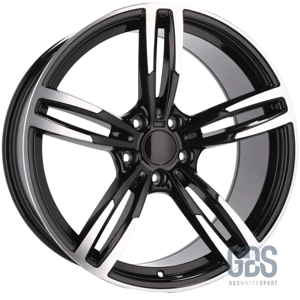 Pack 4 jantes Type 437M Noir poli BMW R16" X 7" ET35