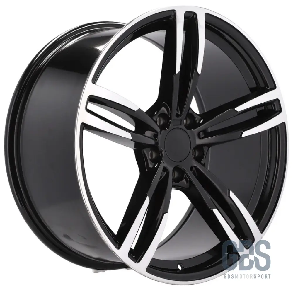 Pack 4 jantes Type 437M Noir poli BMW R16" X 7" ET35