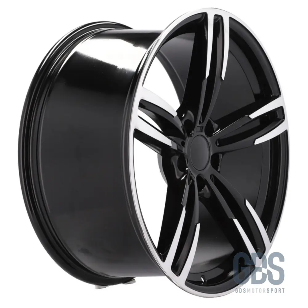 Pack 4 jantes Type 437M Noir poli BMW R16" X 7" ET35