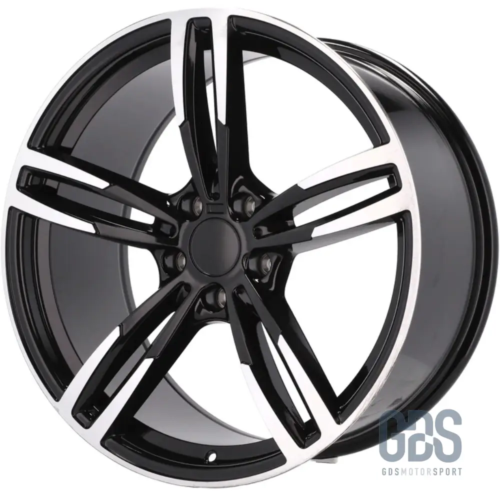 Pack 4 jantes Type 437M Noir poli BMW R18" X 8" ET40