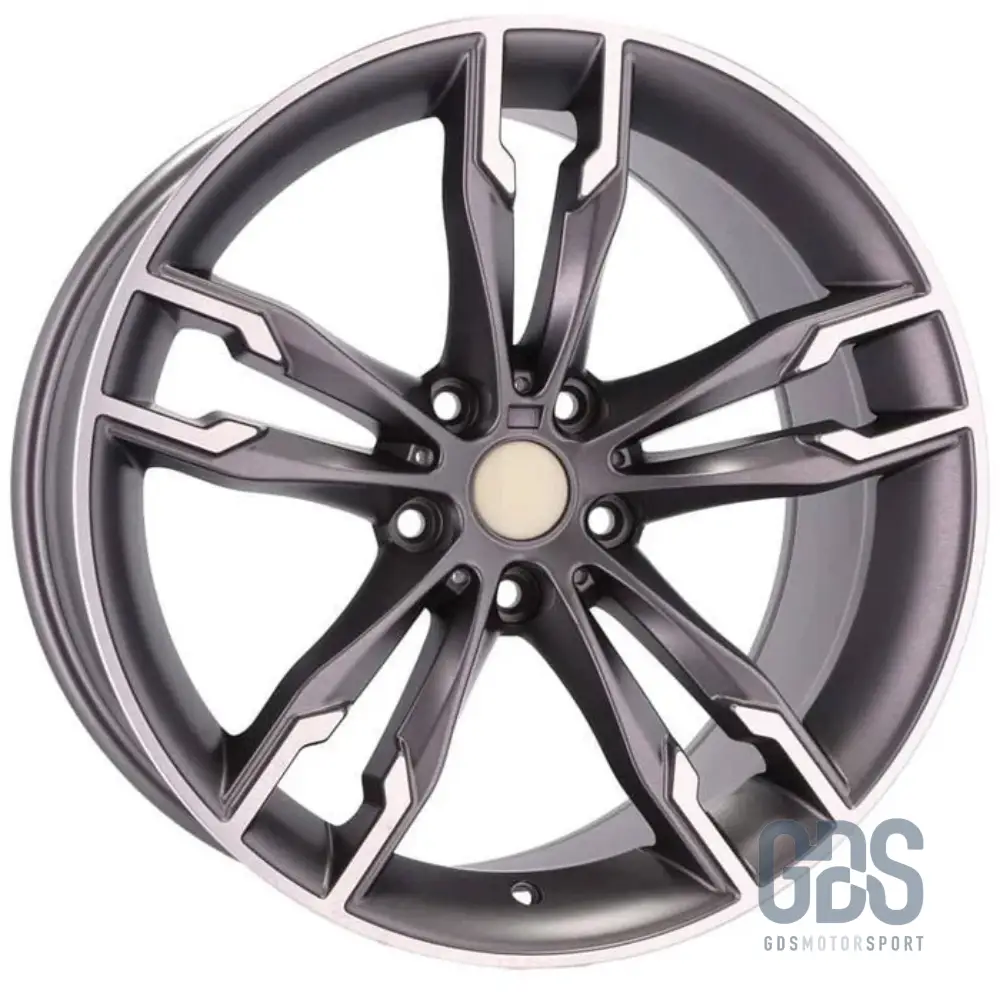 Pack 4 jantes type 668M Gris Poli BMW R18" X 9" ET38