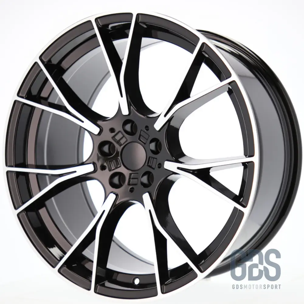 Pack 4 jantes Type 789M noir poli BMW R18" X 8" ET30