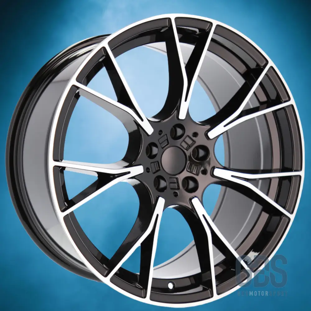 Pack 4 jantes Type 789M noir poli BMW R19" X 8,5" ET33