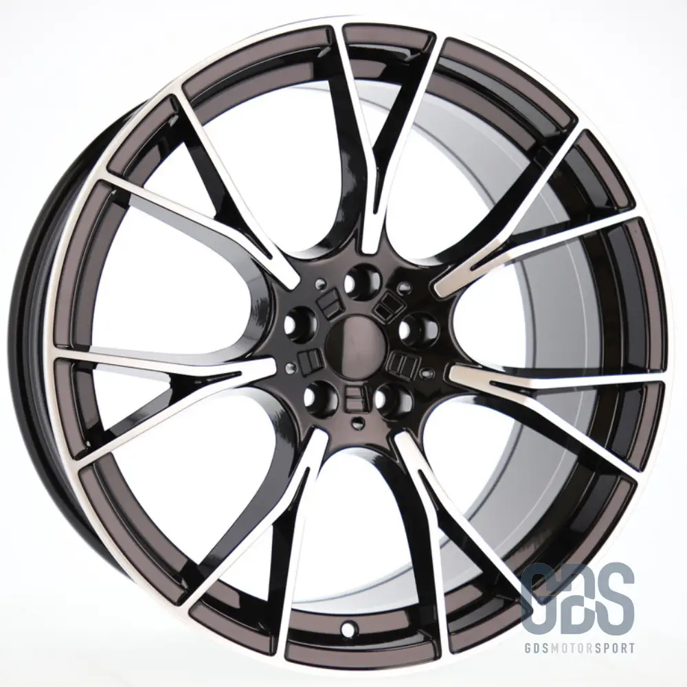 Pack 4 jantes Type 789M noir poli BMW R19" X 8,5" ET33
