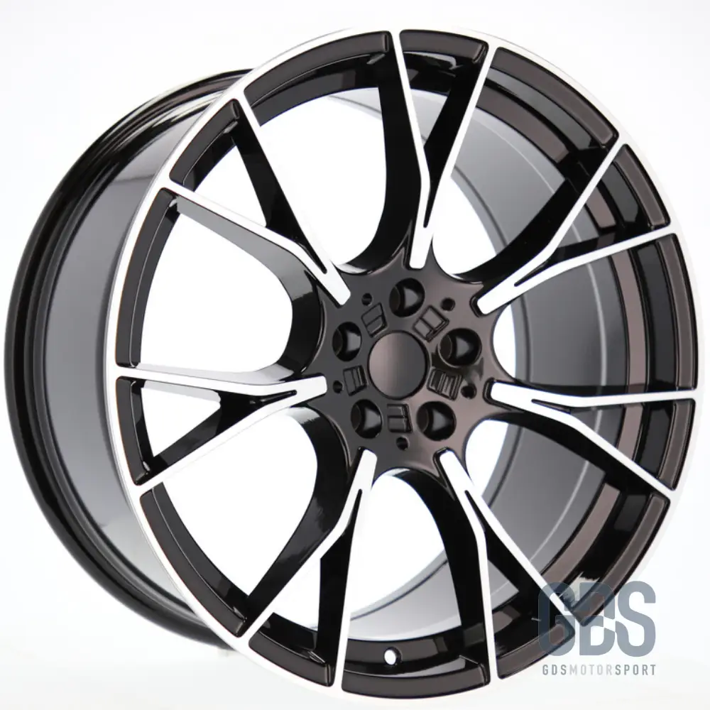 Pack 4 jantes Type 789M noir poli BMW R19" X 8,5" ET33