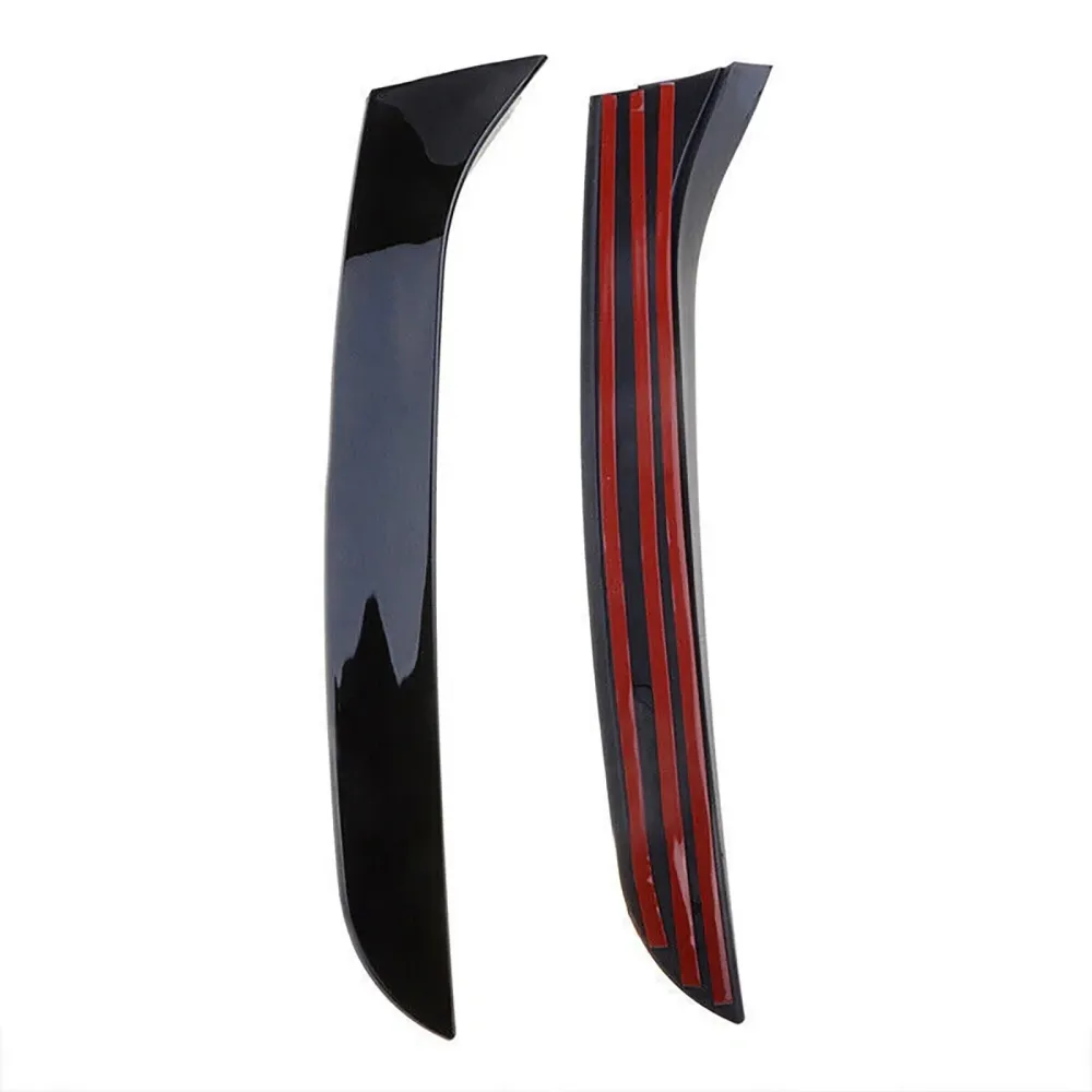 Paire de becquet d'aile latérale de fenêtre arrière, noir brillant, pour VW Passat B7 Wagon 11-15