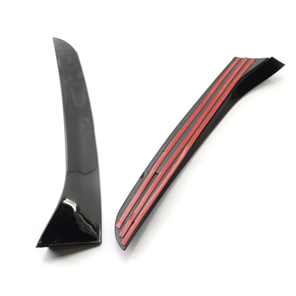 Paire de becquet d'aile latérale de fenêtre arrière, noir brillant, pour VW Passat B7 Wagon 11-15