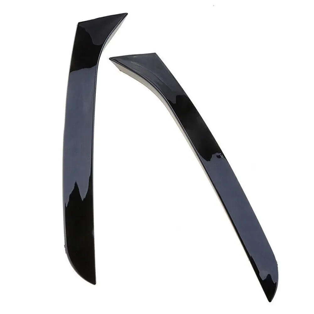 Paire de becquet d'aile latérale de fenêtre arrière, noir brillant, pour VW Passat B7 Wagon 11-15