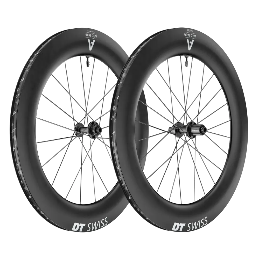 Paire de Roues DT SWISS ARC 1400 DICUT 85 Tubeless Ready (Center Lock)