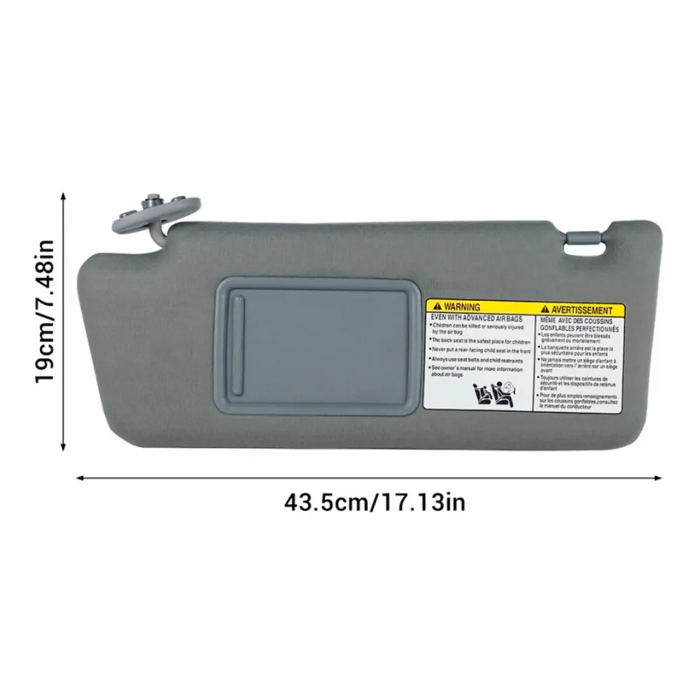 Pare-soleil côté gauche gris Toyota Tacoma 2005-2015 74320-04181-B1