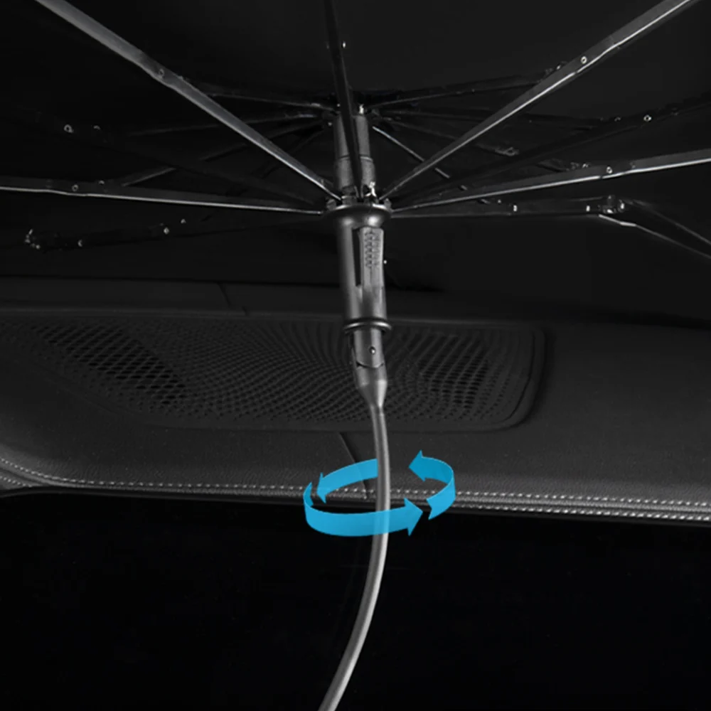 Pare-soleil pliables EVAAM® Tesla Laser pour pare-brise des Model 3/Y