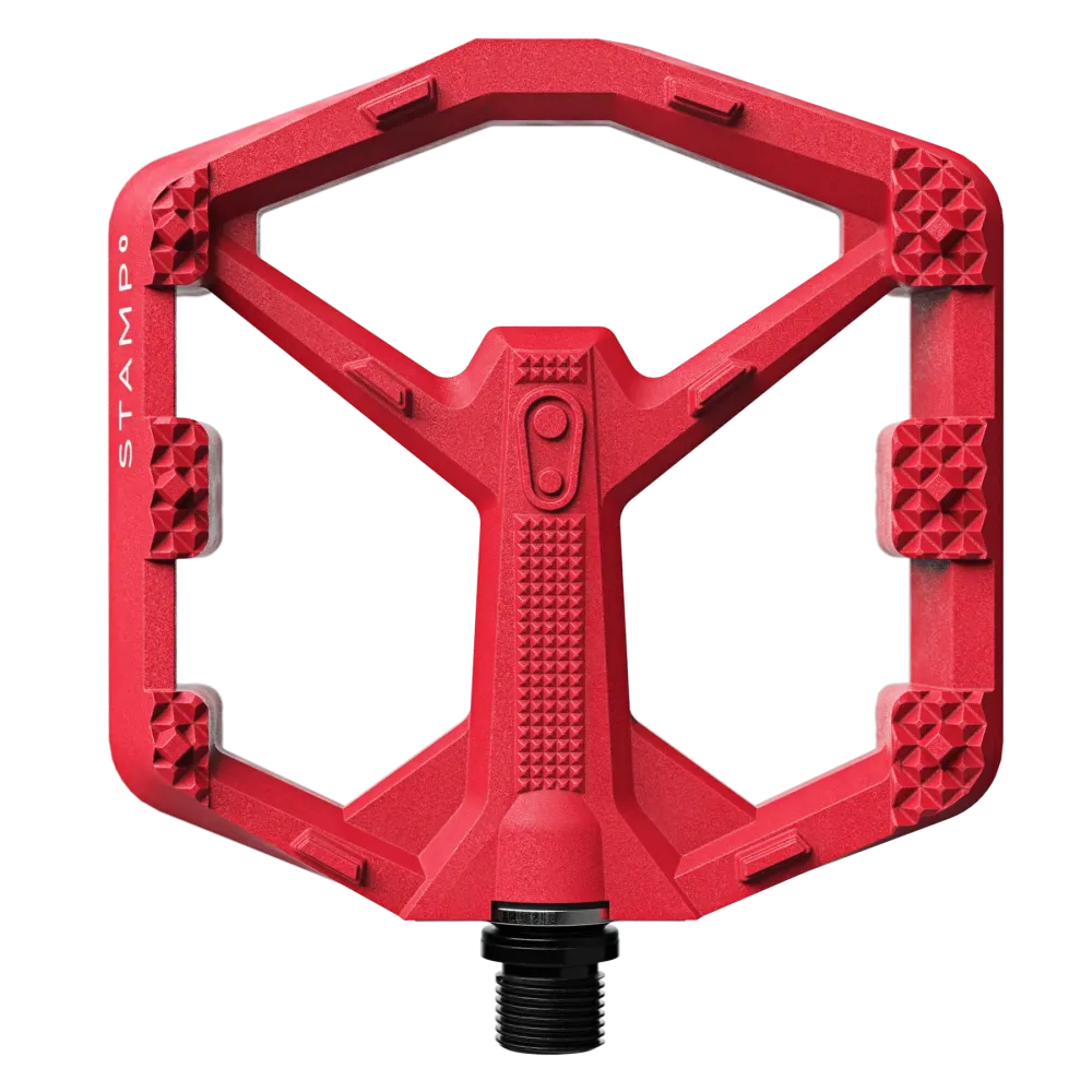 Pédales Plates CRANKBROTHERS STAMP 0 Large Rouge