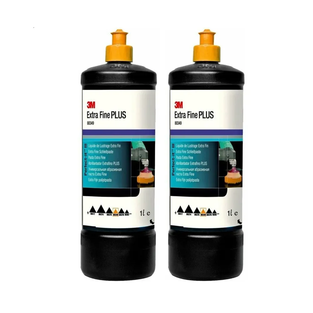 2x 3M Perfect-It III Extra Fine PLUS pâte à poncer 80349 1 litre polissage