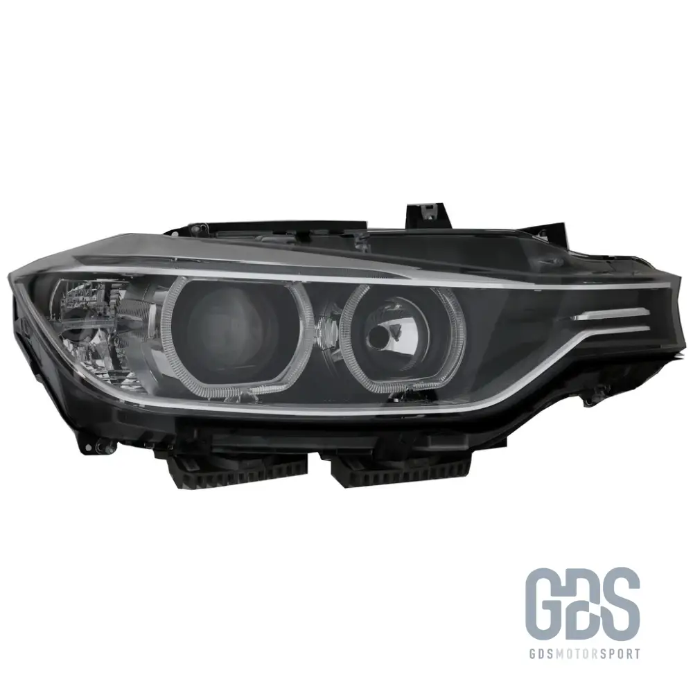 Phares avant H7/H7 Look Xénon Angel Eyes LED pour BMW Série 3 F30 / F31 Phase 1