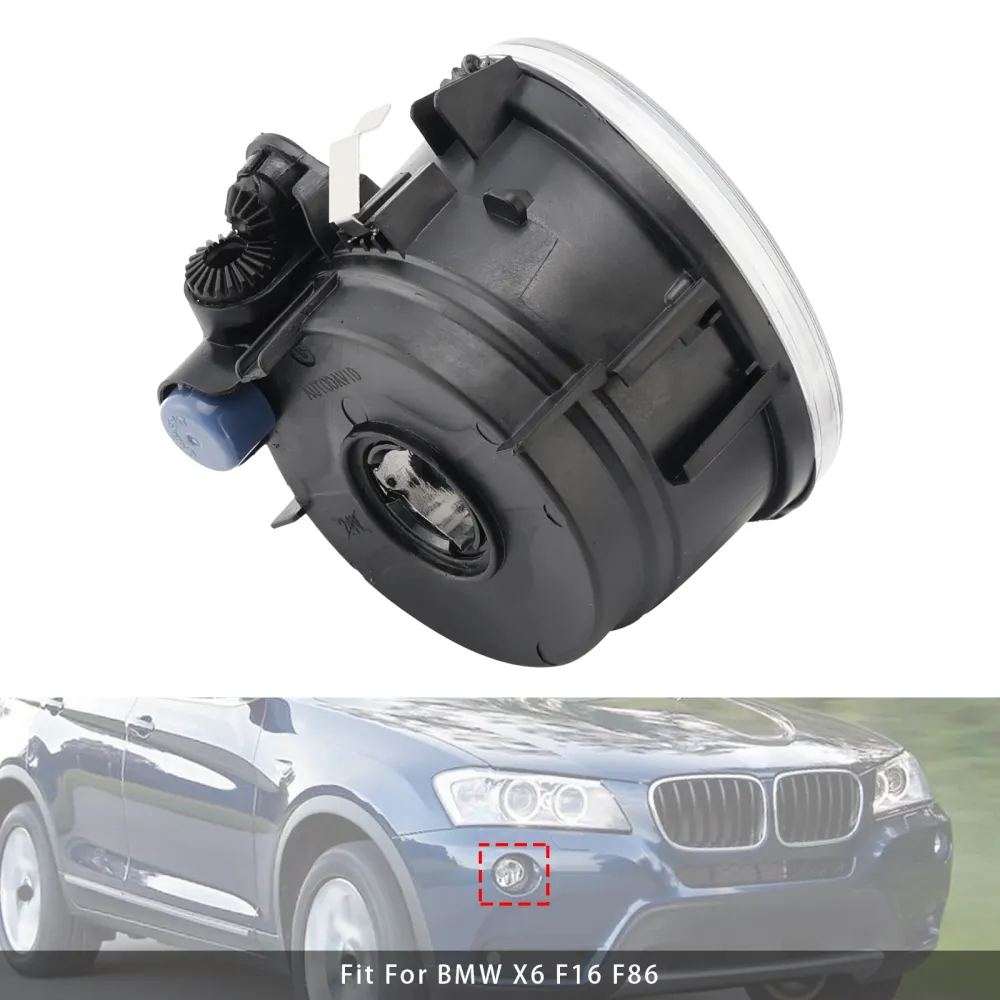 1 pièces feux antibrouillard avant droit sans ampoules pour BMW X3 X4 X5 X6 63177238788