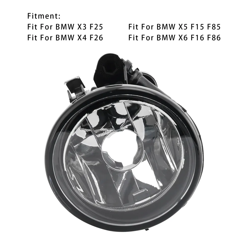 1 pièces feux antibrouillard avant droit sans ampoules pour BMW X3 X4 X5 X6 63177238788