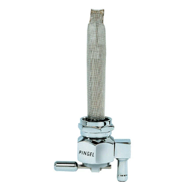 Pingel Power-Flo Hex Design Petcock Down Outlet 22mm Chrome