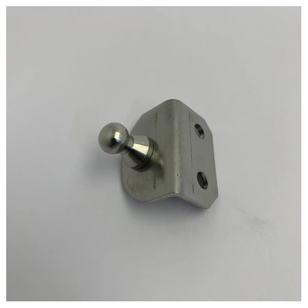 Plaque compacte en acier inoxydable Osculati 90° avec boule de 10 mm - 38.013.24
