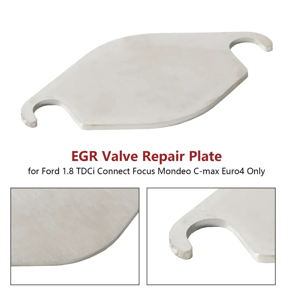 Plaque de réparation de vanne EGR pour Ford 1.8 TDCi Connect Focus Mondeo C-max Euro4 uniquement