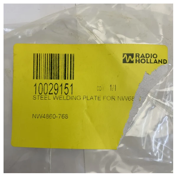Plaque de soudure en acier Netwave pour systèmes VDR NW4000 - NW4860-768