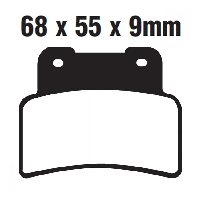 Plaquettes de frein avant Yamaha YZF-R 125 14-18 EBC HH - frittées