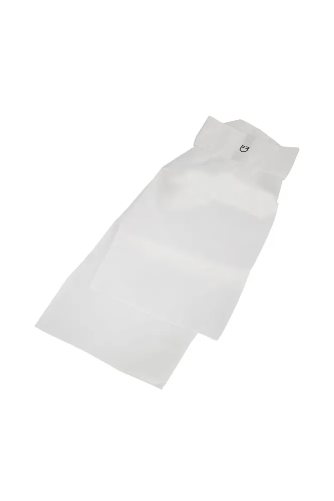 plastron de concours avec logo brodé White Taille unique