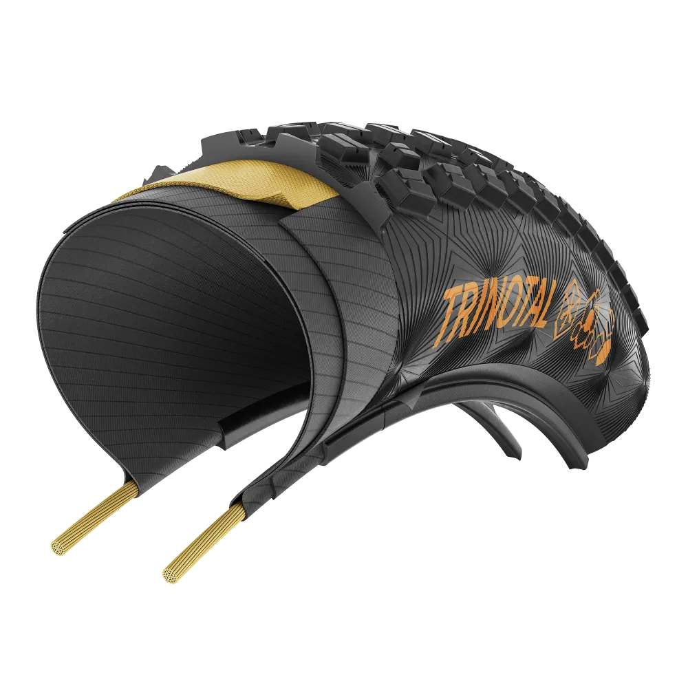Pneu CONTINENTAL TRINOTAL Trail Grip 26x2.20 Tubeless Ready Souple Noir
