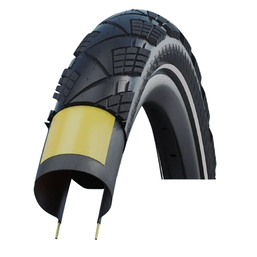 Pneu SCHWALBE MARATHON EFFICIENCY 700x40 ADDIX V-Guard Reflex TubeType Souple Noir