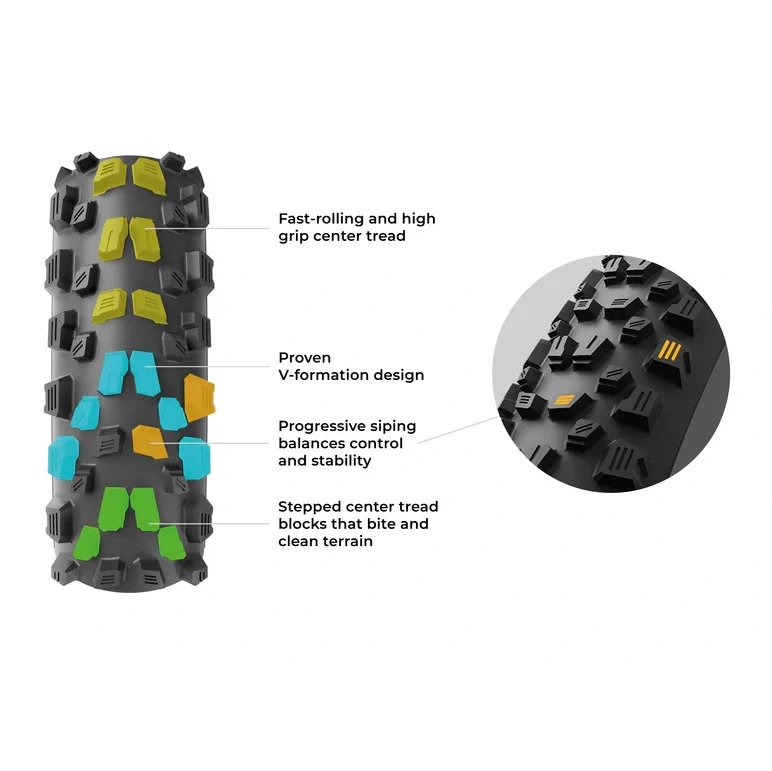 Pneu VITTORIA AGARRO TRAIL 29x2.40 4C Graphene 2.0 Tubeless Ready Souple Beige