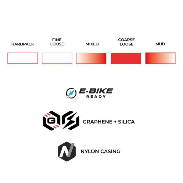 Pneu VITTORIA BARZO XC RACE 29x2.25 Graphene/Silica Tubeless Ready Souple Noir