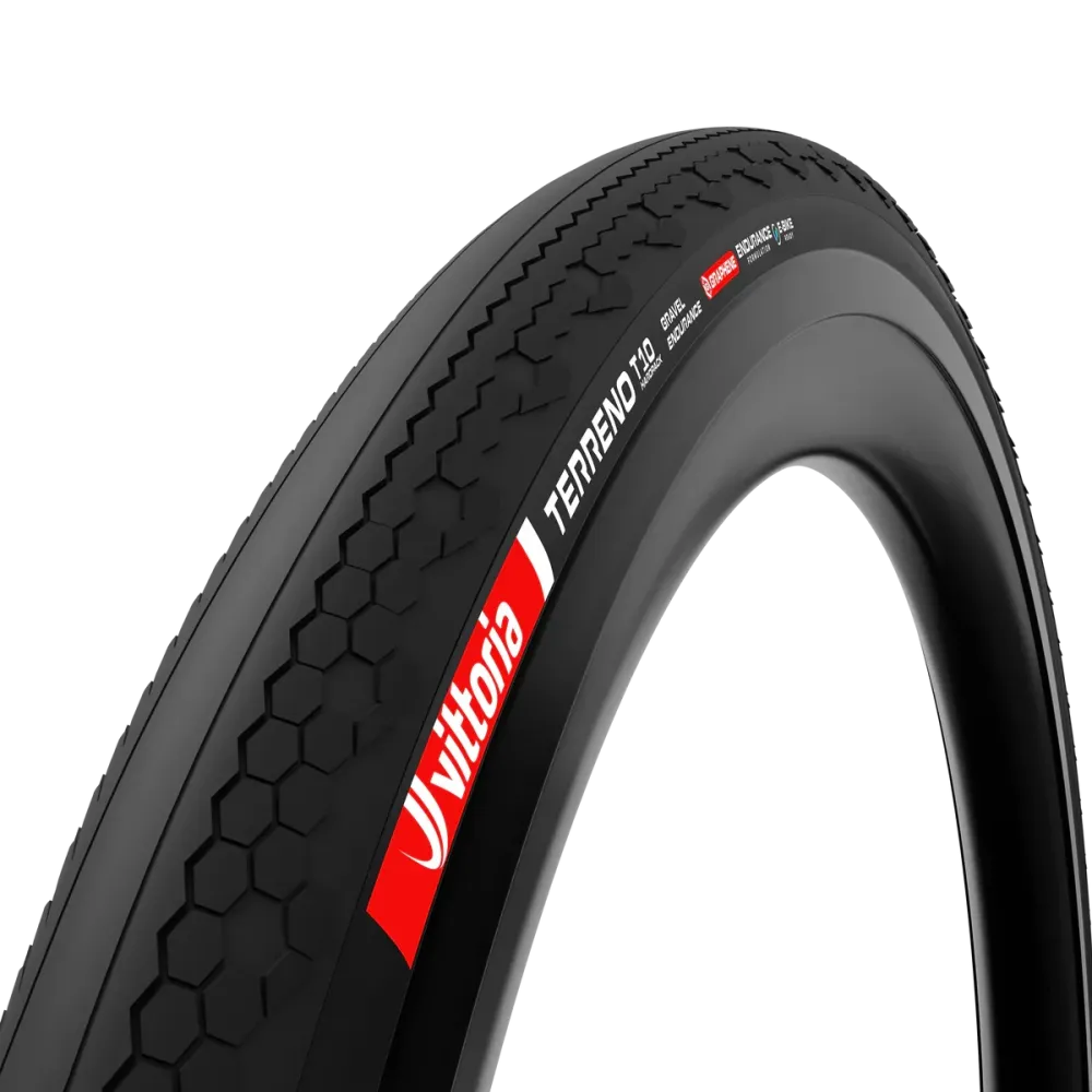 Pneu VITTORIA TERRENO T10 HARDPACK Gravel Endurance 700x40c Tubeless Ready Souple Noir
