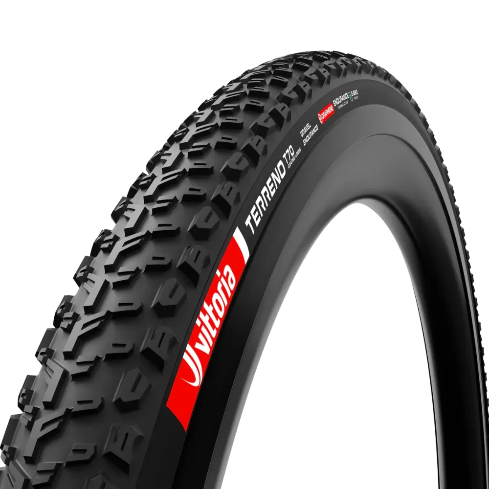 Pneu VITTORIA TERRENO T70 COARSE LOOSE Gravel Endurance 700x37c Tubeless Ready Souple Noir