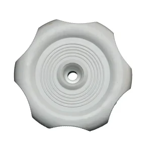 poigné de fenetre ronde 2 1/4'' blanc